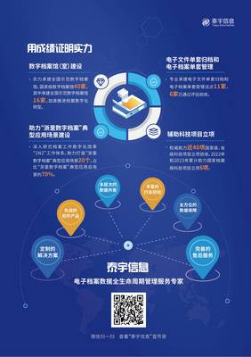 上海泰宇信息技术股份有限公司 以专业档案服务，赋能企业数字化转型